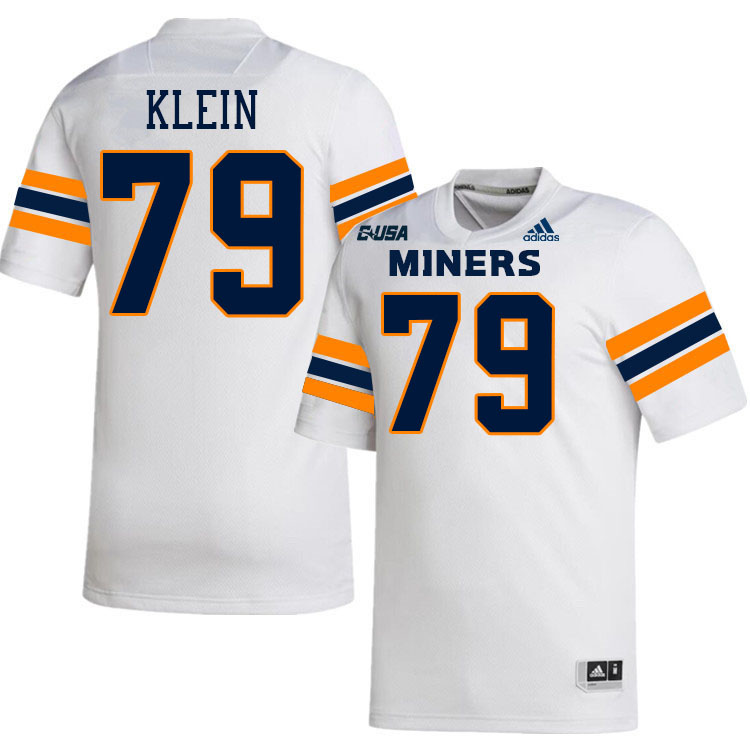 Elijah Klein UTEP Jersey,UTEP Miners #79 Elijah Klein College Football Jersey,Uniforms-White